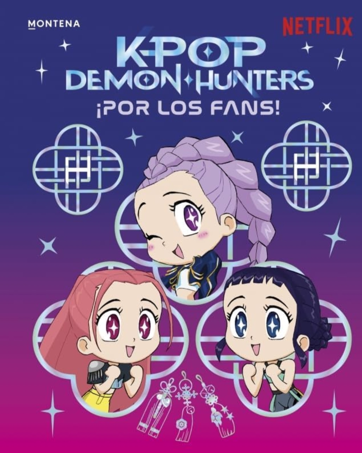 Portada del libro K-Pop Demon Hunters ¡Por los fans!