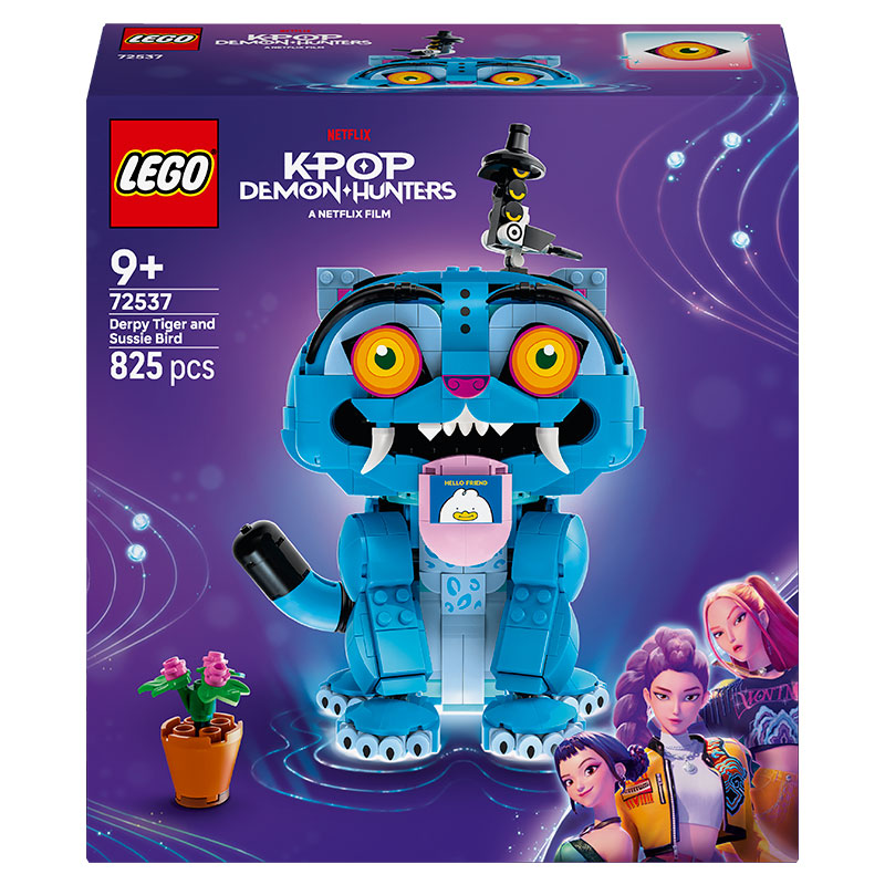 LEGO K-Pop Demon Hunters Derpy Tiger y Sussie Bird set 72537