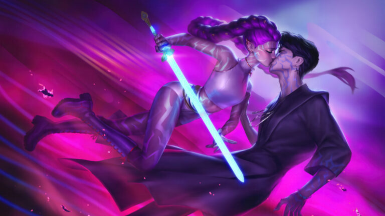 Rumi y Jinu en K-Pop Demon Hunters